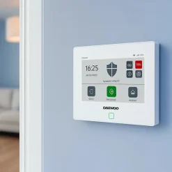 Alarme maison sans fil avec écran tactile 7'' AM351 livrée avec 2 caméras Full HD et 12 accessoires - Sans abonnement^Daewoo Online