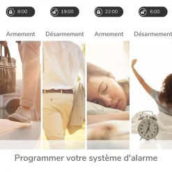 Alarme maison sans fil gsm 4G et 3 caméras wifi kit ip3^Lifebox Best