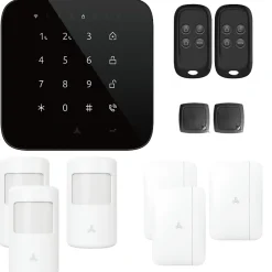Alarme maison wifi et gsm 4G sans fil connectée Casa Noire - kit 3^Lifebox Clearance
