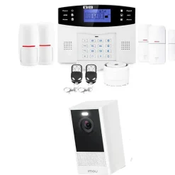 Alarme sans fil connectée gsm pour appartement evolution kit connecté 2-Lifebox Hot