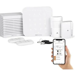 Alarme sans fil connectée Wi-Fi et GSM 4G - KitAlarm --SCS Sentinel New