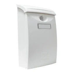 - Boîte aux lettres 7 - 345 x 240 x 105 mm - Plastique - Blanc-Amig Outlet