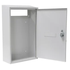 - Boîte aux lettres 5 - 400 x 250 x 100 mm - Acier - Blanc-Amig Clearance