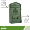 - Boîte aux lettres 4 - 400 x 240 x 80 mm - Aluminium - Vert-Amig Discount
