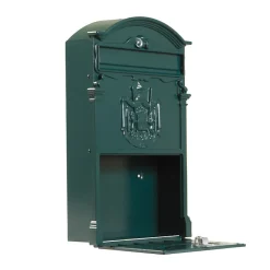 - Boîte aux lettres 4 - 400 x 240 x 80 mm - Aluminium - Vert-Amig Discount
