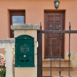 - Boîte aux lettres 4 - 400 x 240 x 80 mm - Aluminium - Vert-Amig Discount