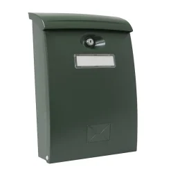 - Boîte aux lettres 7 - 345 x 240 x 105 mm - Plastique - Vert^Amig New