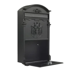 - Boîte aux lettres 4 - 400 x 240 x 80 mm - Aluminium - Noir^Amig Outlet