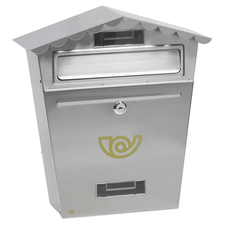 - Boîte aux lettres 1 INOX - 360 x 335 x 110 mm - Acier inoxydable - Inoxydable-Amig Hot