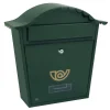 - Boîte aux lettres 1 - 370 x 360 x 105 mm - Acier - Vert-Amig New