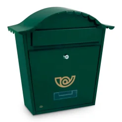 - Boîte aux lettres 1 - 370 x 360 x 105 mm - Acier - Vert-Amig New