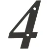 - Chiffres - 4'' - 100 mm - Acier - Noir-Amig
