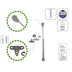 - Compas à gaz ouvert 95 - 8 kg - Gris-Amig Outlet