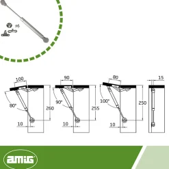 - Compas à gaz ouvert 95 - 8 kg - Gris-Amig Outlet