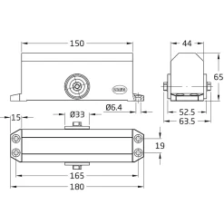 - Ferme-porte 777 - Force 2/3/4 - Aluminium - Noir-Amig Outlet