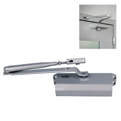 - Ferme-porte 777 - Force 2/3/4 - Aluminium - Argent-Amig Discount