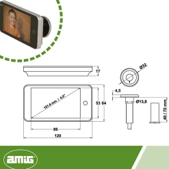 - Judas numérique DW 4.0 - 4'' - Argent^Amig Sale