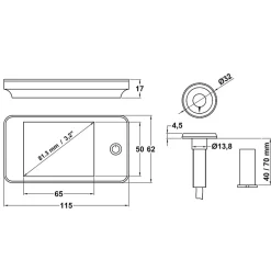 - Judas numérique DW 3.2 - 3,2'' - Or^Amig Discount