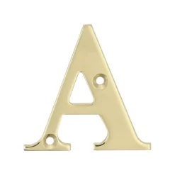 - Lettres laiton - 4'' - 100 mm - Laiton - Poli-Amig Sale