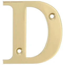 - Lettres laiton - 4'' - 100 mm - Laiton - Poli^Amig Outlet