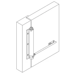- Paumelle ressort 200 - 190 x 180 mm - Aluminium - Argent^Amig Sale