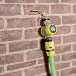 - Programmateur d'arrosage manuel R42 - 60 x 80 mm - ABS + Caoutchouc - Vert pistache-Noir-Amig Sale