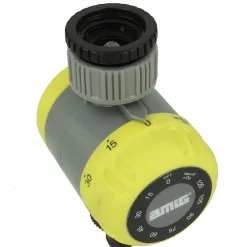 - Programmateur d'arrosage manuel R42 - 60 x 80 mm - ABS + Caoutchouc - Vert pistache-Noir-Amig Sale