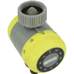 - Programmateur d'arrosage manuel R42 - 60 x 80 mm - ABS + Caoutchouc - Vert pistache-Noir-Amig Sale