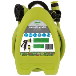 - Tuyau enrouleur 2074 - 10 m - PVC - Vert pistache^Amig