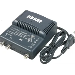 AMPLIFICATEUR TNT BLINDE 2 SORTIES ampli d'intérieur antenne tv 220V-Hdsat