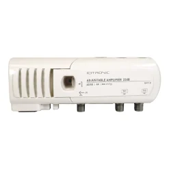 Amplificateur TV 22dB 2 TV 4G/5G, connexion F, gain réglable^