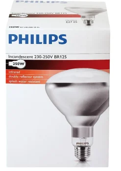 Ampoule IR à vis blanche 250W^Philips Hot