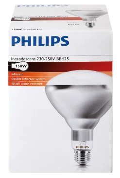Ampoule IR à vis blanche 150W-Philips Best