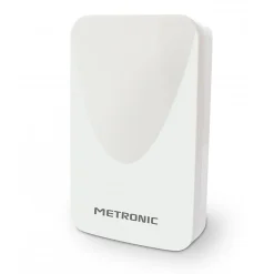 Antenne d'extérieur plate HD amplifiée 43 dB compatible 4K - blanche^Metronic Best