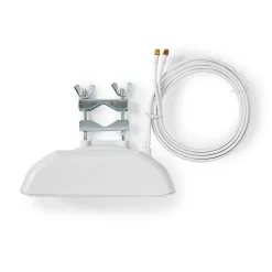 Antenne 5G 4G 3G Intérieur ou extérieur 698-5000 MHz Blanc^Nedis Discount
