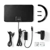 Antenne HDTV d'Intérieur 0 - 25 km Gain de 26 dB FMVHFUHF Noire^Nedis Clearance