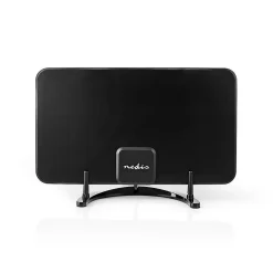 Antenne HDTV d'Intérieur 0 - 25 km Gain de 26 dB FMVHFUHF Noire^Nedis Clearance