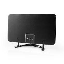 Antenne HDTV d'Intérieur 0 - 25 km Gain de 26 dB FMVHFUHF Noire^Nedis Clearance
