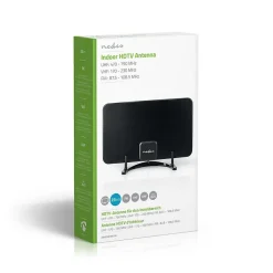 Antenne HDTV d'Intérieur 0 - 25 km Gain de 26 dB FMVHFUHF Noire^Nedis Clearance