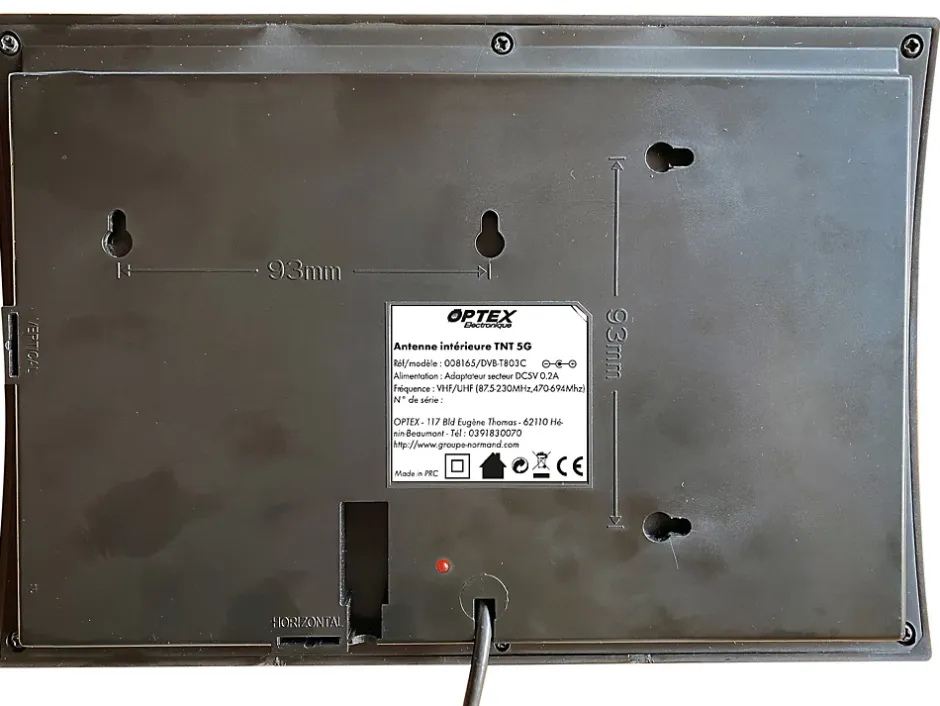 Antenne intérieure TNT 87.5-230 MHz^Optex Best