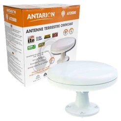 Antenne TNT Omnidirectionnelle 360 Bateau Camping Car + AMPLI 12V - Gain 35dB-Antarion Clearance