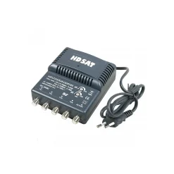 Antenne TNT Trinappe Gain 18dB + Amplificateur tnt 4 Sorties^Hdsat Online