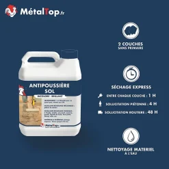 Anti Poussiere Sol - 1 L - Métaltop-Metaltop Discount