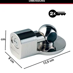 Antivol attelage remorque universel 377EURDAT Masterlock^Master Lock Clearance