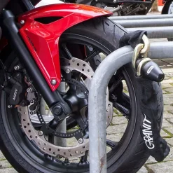 Antivol de chaîne monobloc - - 1480/180 - Maillons 14 mm - Gainage tissu - Verrouillage direct - Cylindre Xplus - 2 clés^Abus New