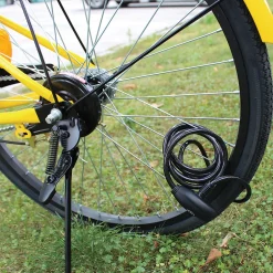 Antivol pour vélo Noir 8 x 1800 mm^Smith & Locke