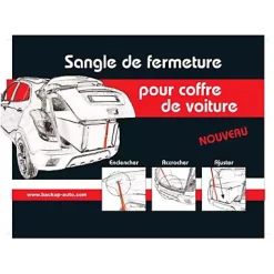 Appareillage de sécurité pour coffre de voiture ouvert^ Outlet