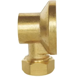 Applique écrou à collet battu Ø14 mm laiton-Somatherm for you New