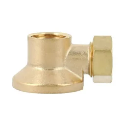 Applique laiton avec écrou à collet battu 14-1/2 - - B01-AML-B-Garis Best