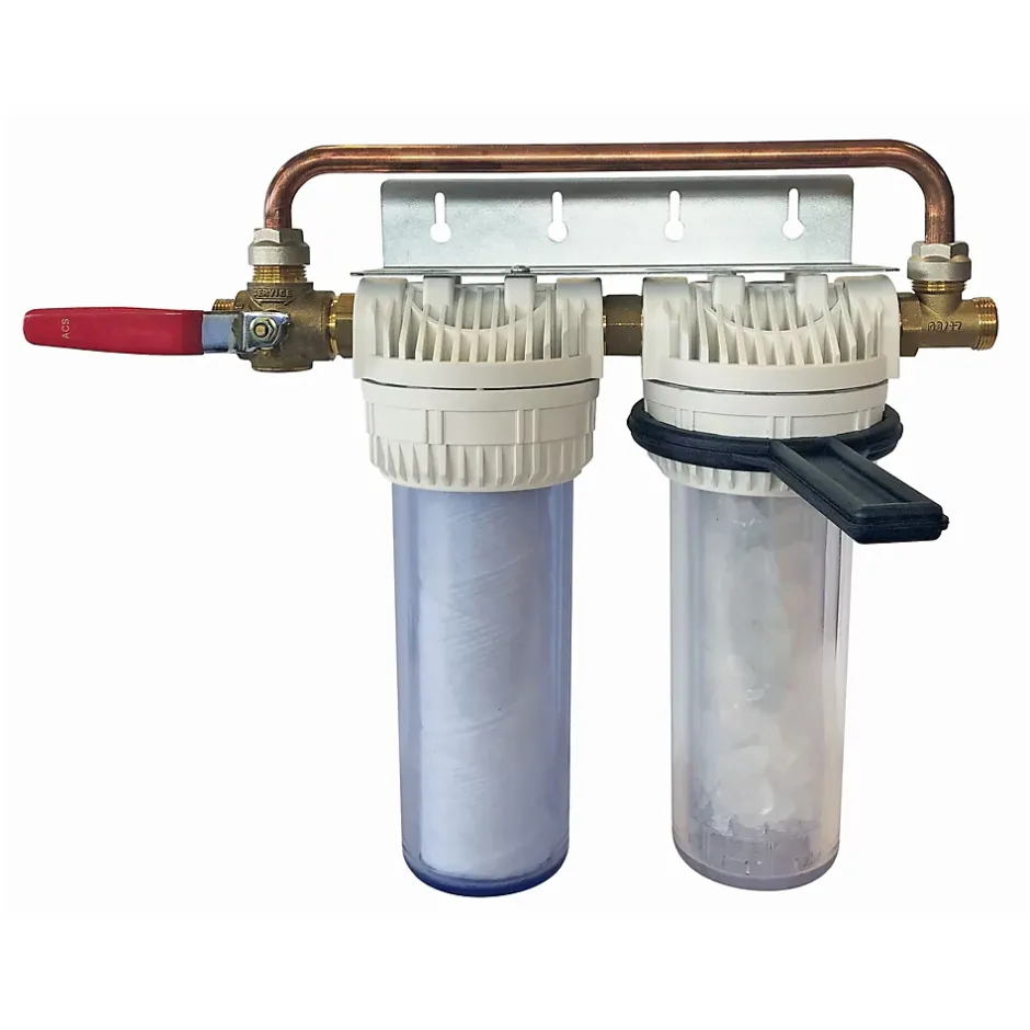 - Duplex OnePhos+ Bypass breveté - 3 actions (filtration/calcaire/corrosion) -12m^Aquawater Best